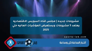 مشروعات جديدة | مجلس قناة السويس الاقتصادية يعتمد 5 مشروعات ويستعرض المؤشرات المالية حتى 2025